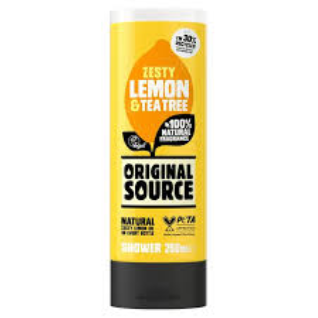 ORIGINAL SOURCE ZESTY LEM N T/TREE SHOWER GEL 250ML